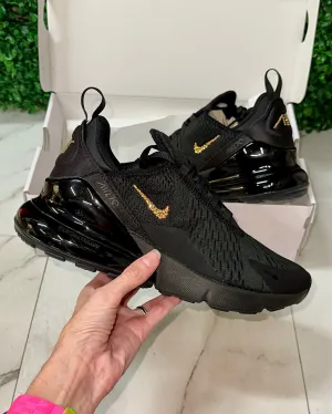 Nike Air Max 270 Triple Black/Golden Honey - Minimal*