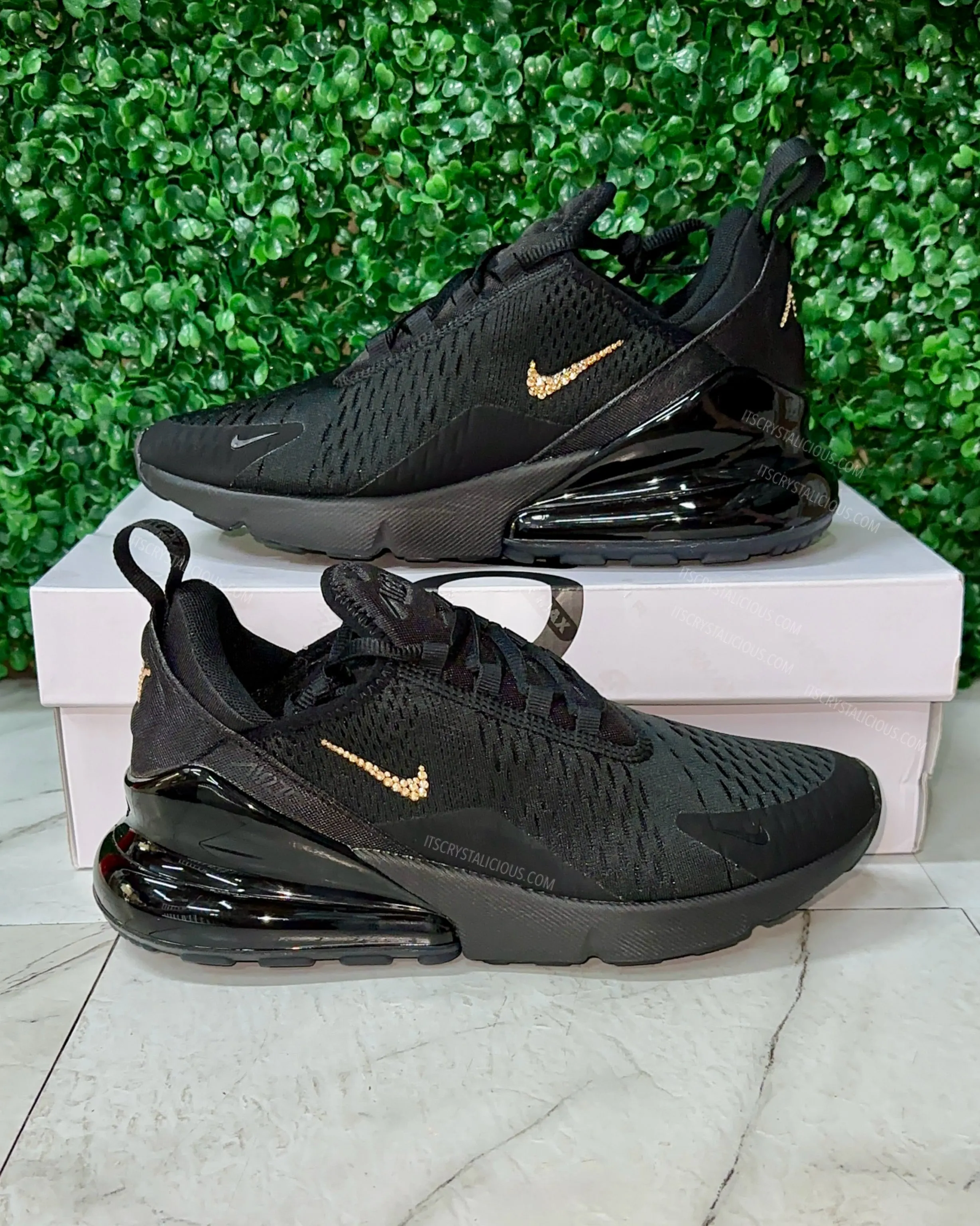 Nike Air Max 270 Triple Black/Golden Honey - Minimal*