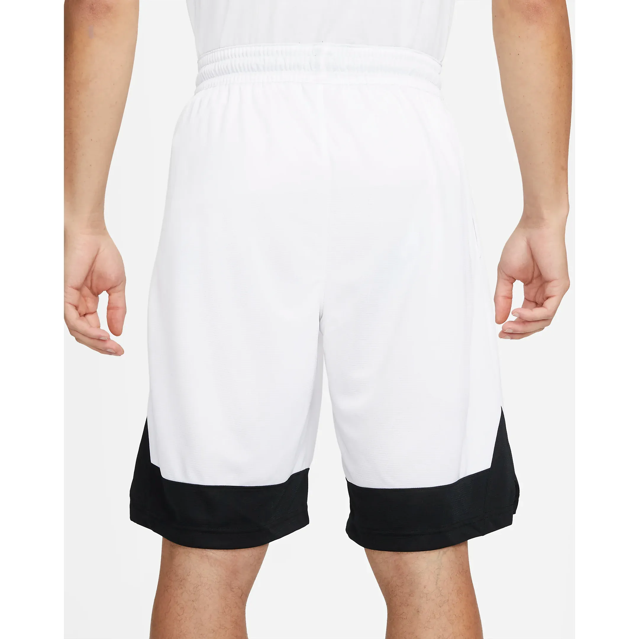 Nike Men's Dri Fit Icon Shorts - White / Black