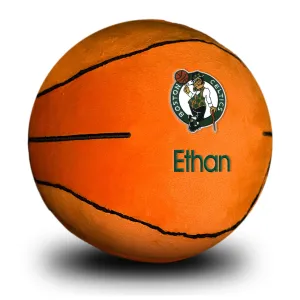 Personalized Boston Celtics Plush Basketball