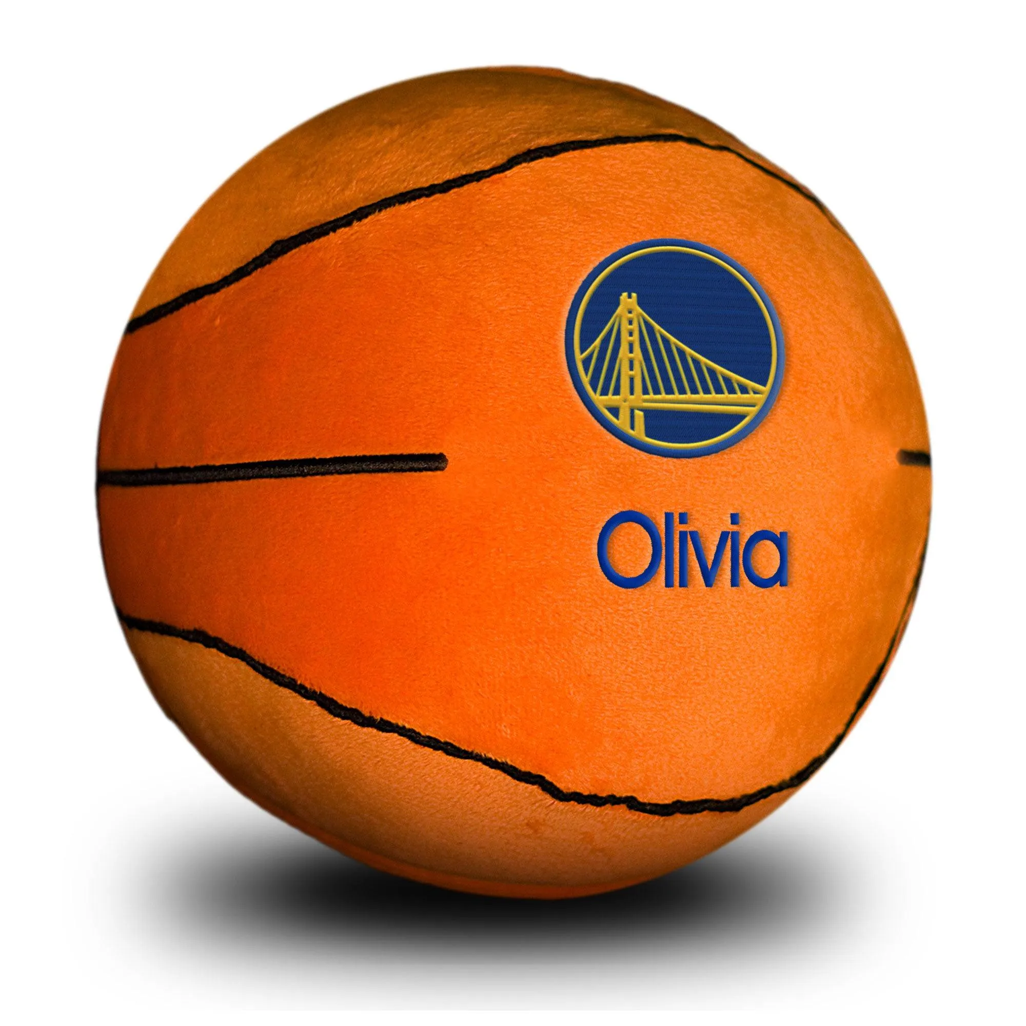 Personalized Golden State Warriors Plush Basketball