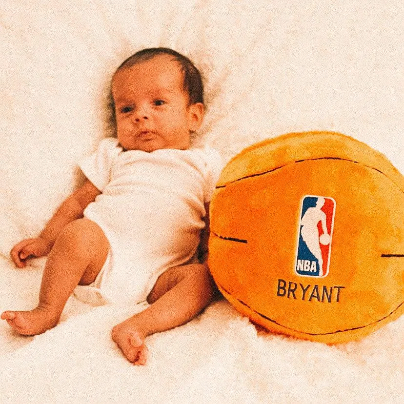 Personalized NBA Logoman Plush Basketball