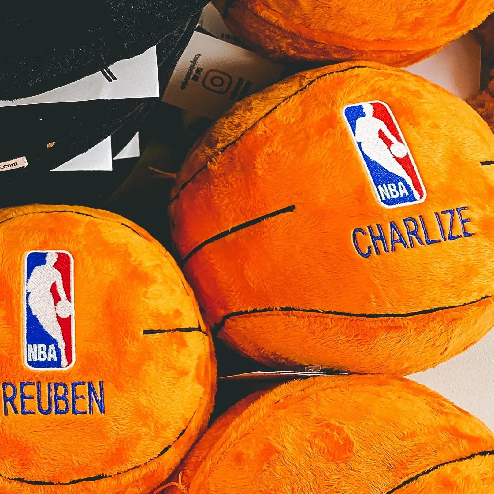 Personalized NBA Logoman Plush Basketball