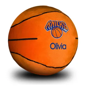 Personalized New York Knicks Plush Basketball