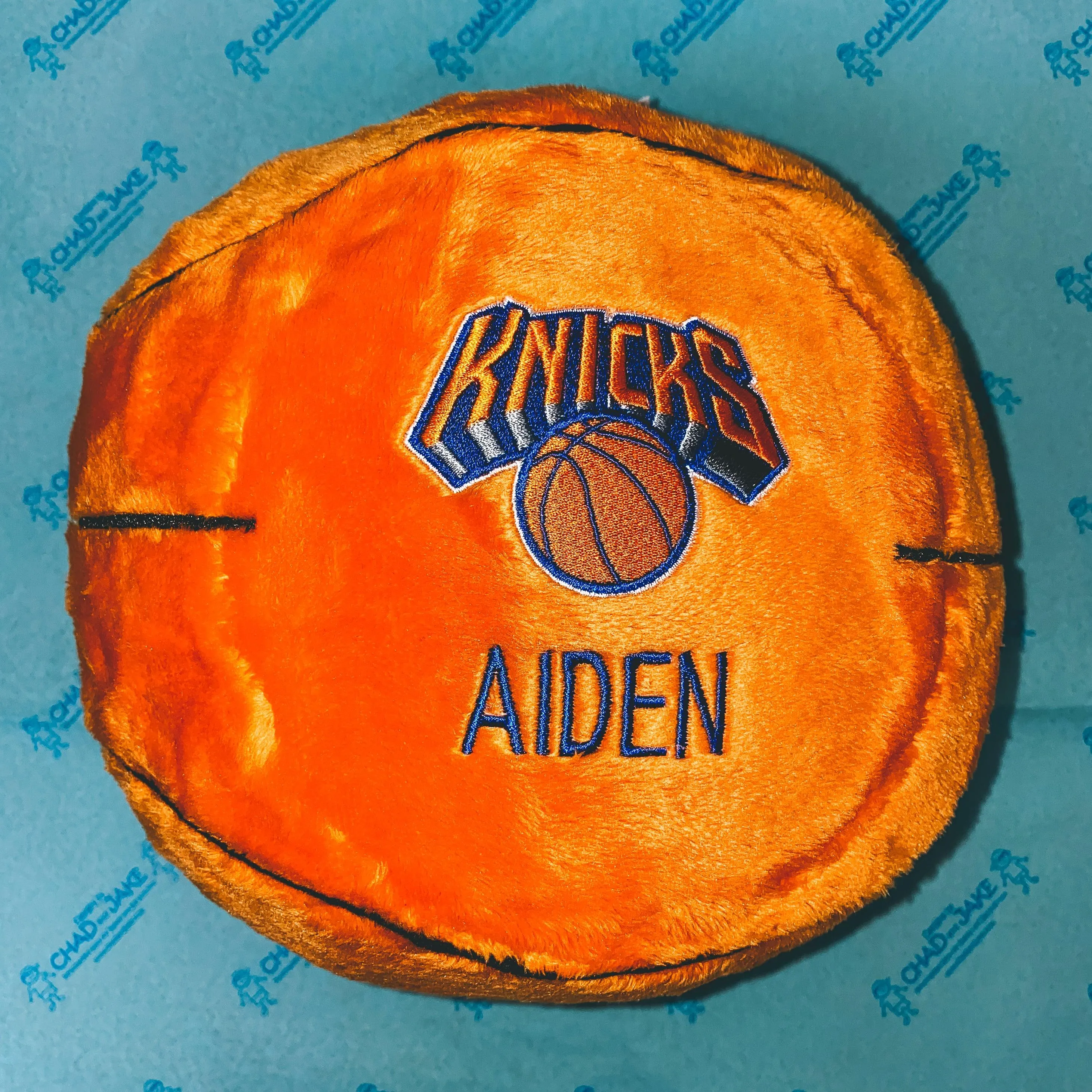 Personalized New York Knicks Plush Basketball