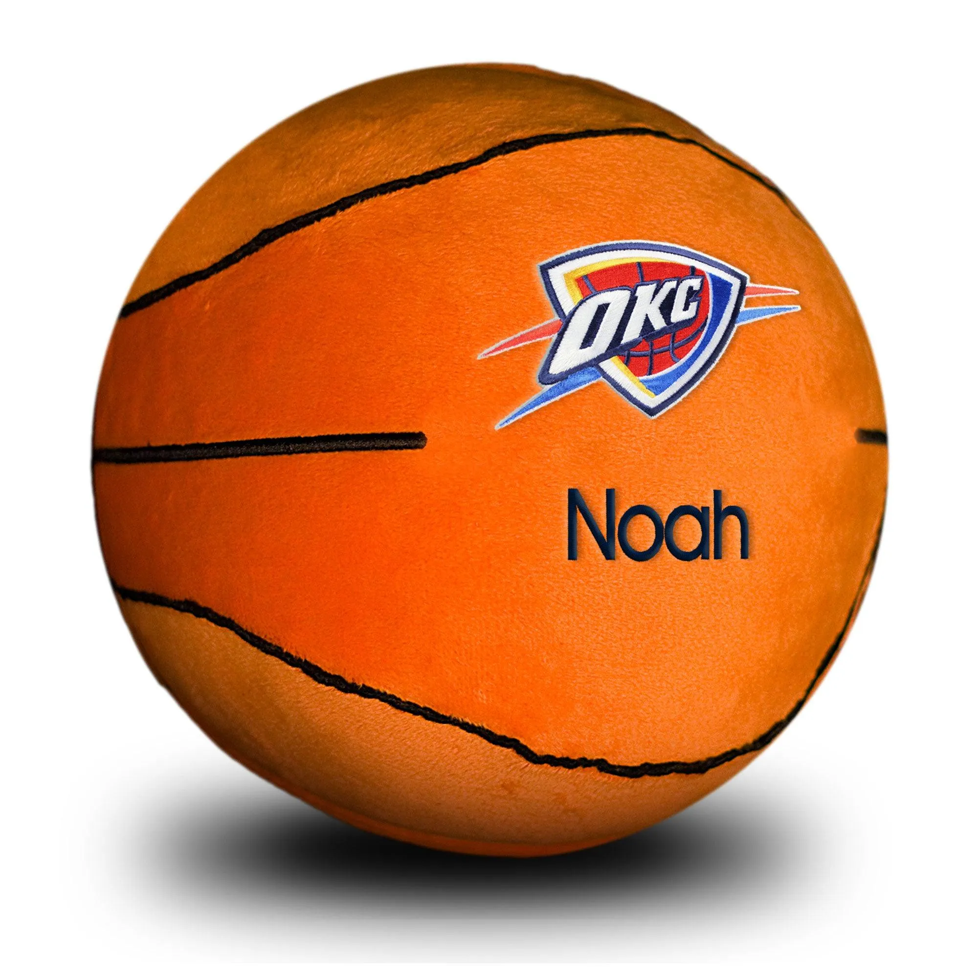 Personalized Oklahoma City Thunder Plush Basketball