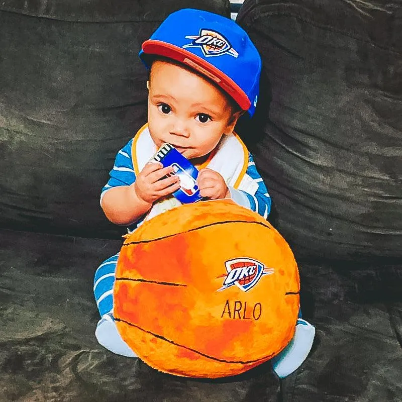 Personalized Oklahoma City Thunder Plush Basketball