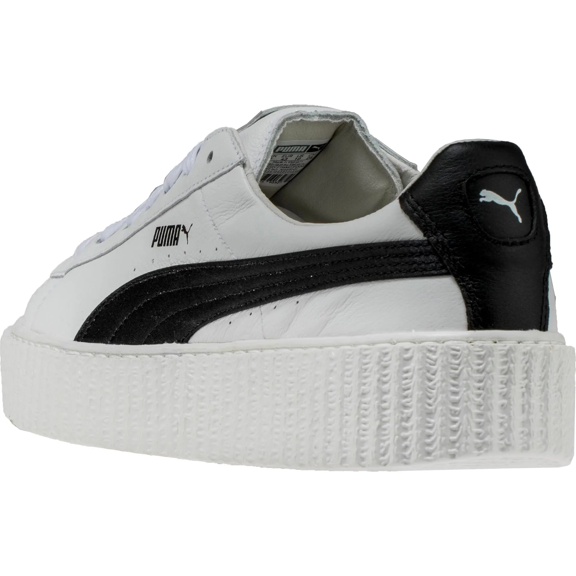 Puma Rihanna Fenty Crinkled Leather Creeper Men's - White/Black