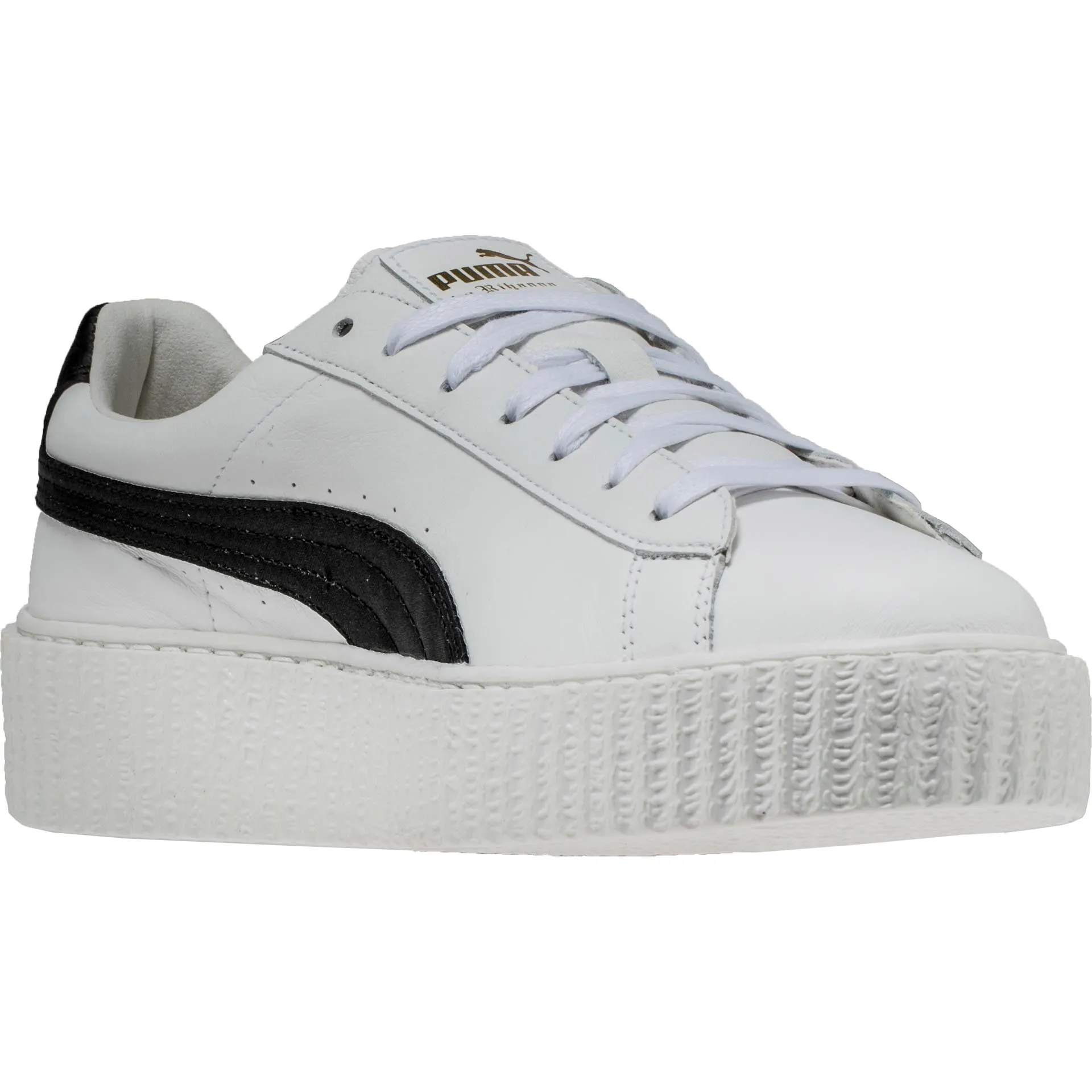 Puma Rihanna Fenty Crinkled Leather Creeper Men's - White/Black