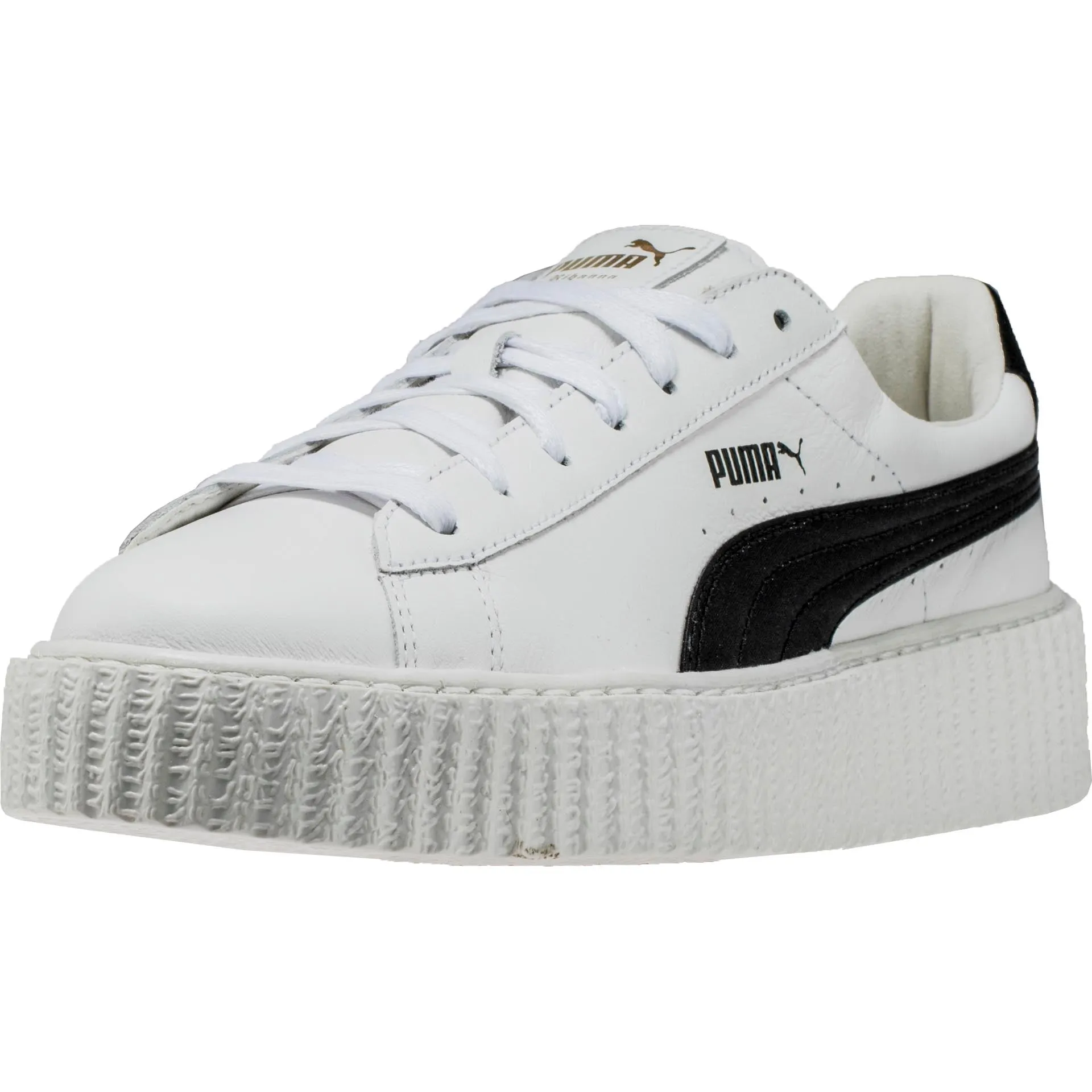 Puma Rihanna Fenty Crinkled Leather Creeper Men's - White/Black