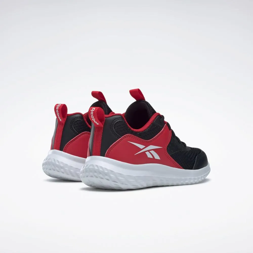 Reebok Footwear Kids Reebok Rush Runner 4 Shoes - Pre-School CBLACK/VECRED/FTWWHT