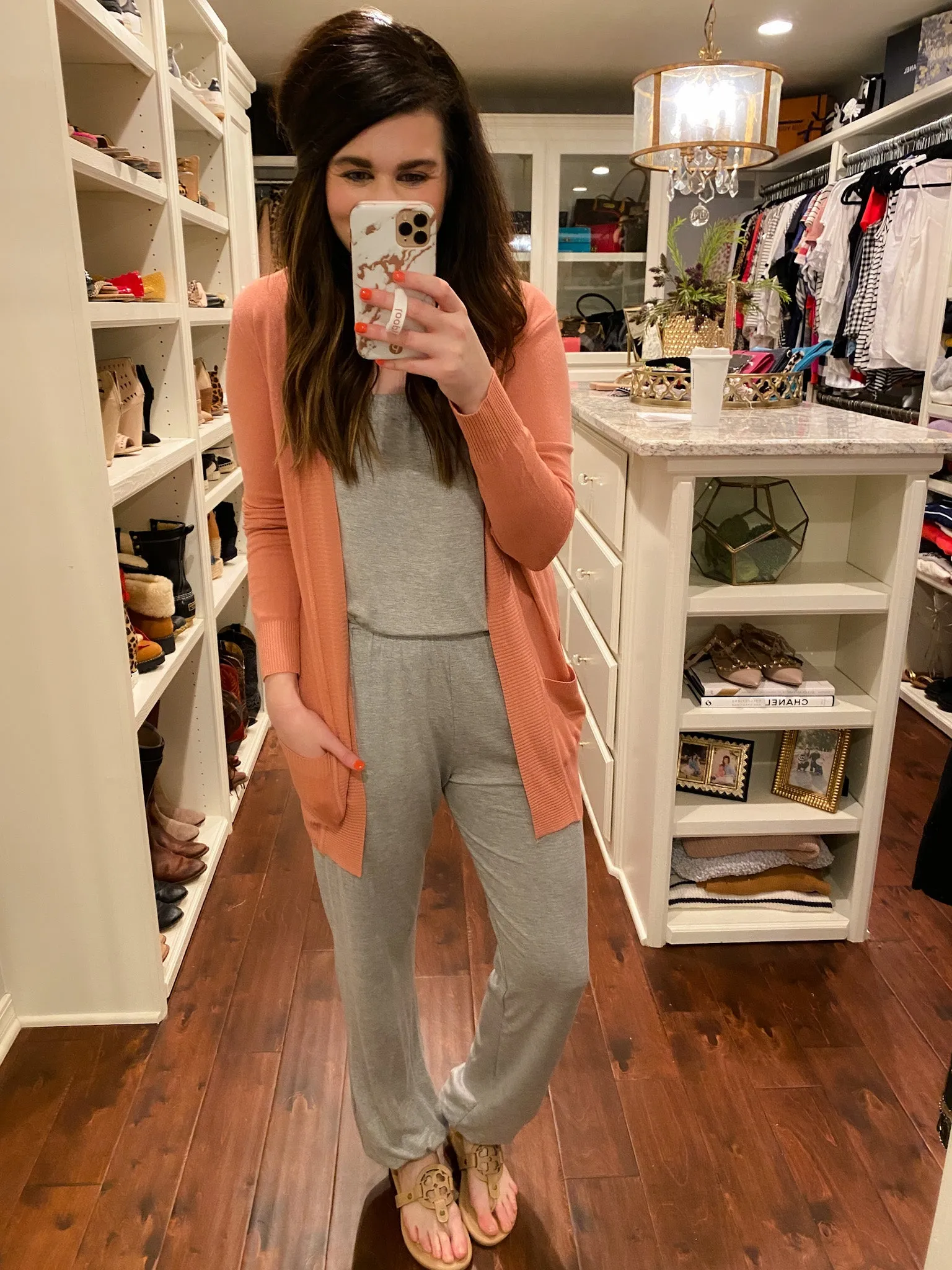 SALE! Dodson Jumpsuit in Gray