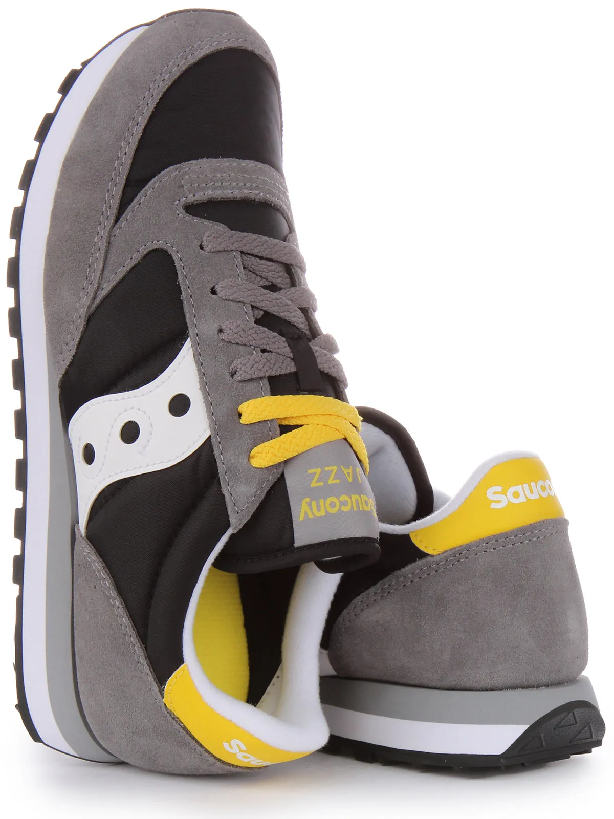 Saucony Jazz Original In Grey Black For Men