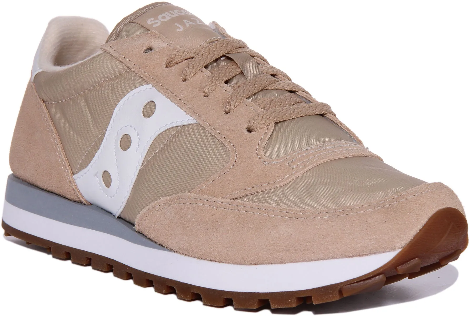 Saucony Jazz Original In White Beige For Men