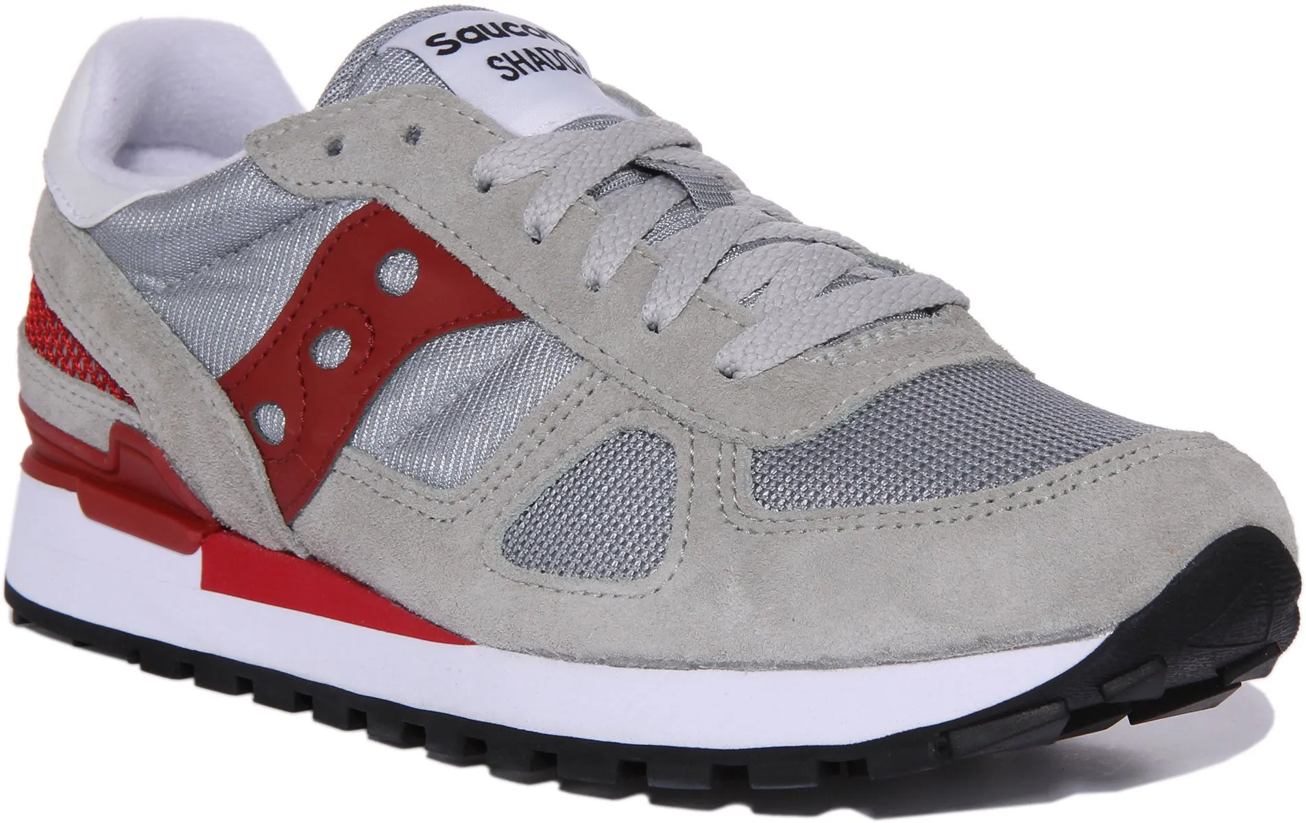 Saucony Shadow Original In Grey Red For Men