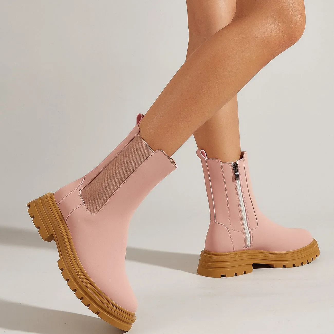 Side Zip Chelsea Boots