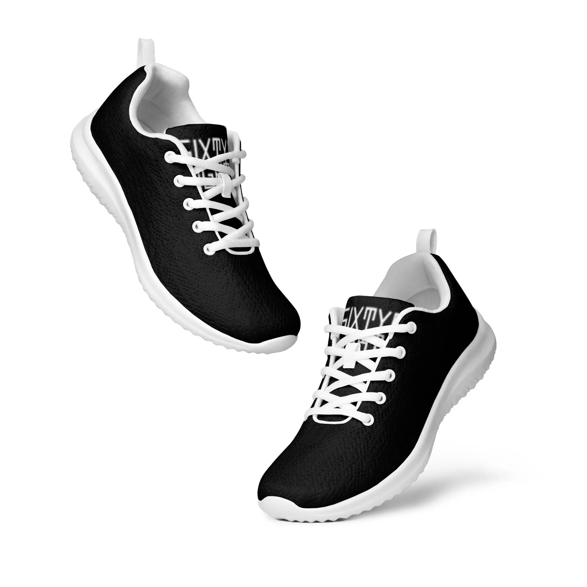 Sixty Eight 93 Logo White Black Women’s Athletic Shoes