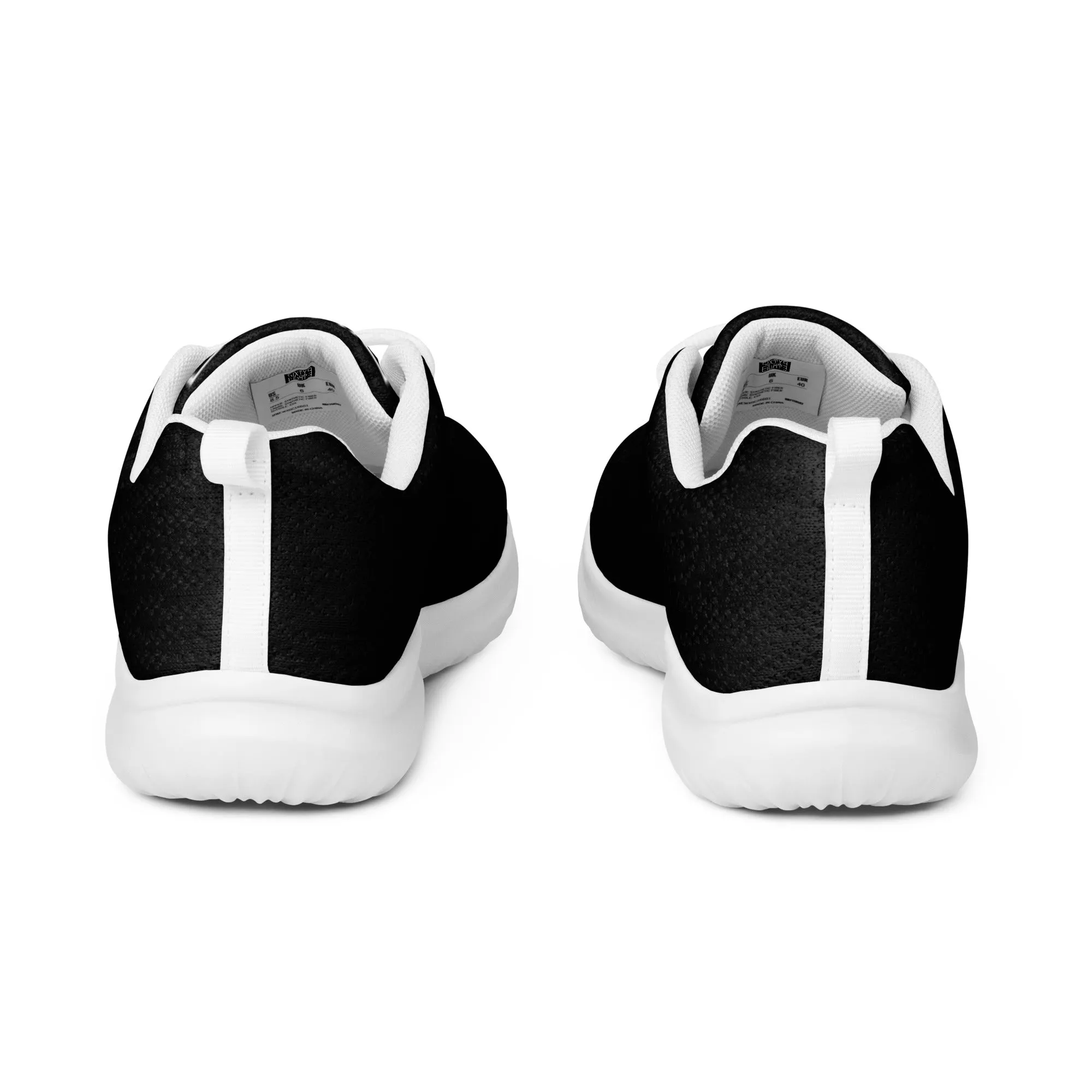 Sixty Eight 93 Logo White Black Women’s Athletic Shoes