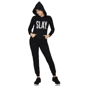 SLAY. Classic Women's Black Tracksuit