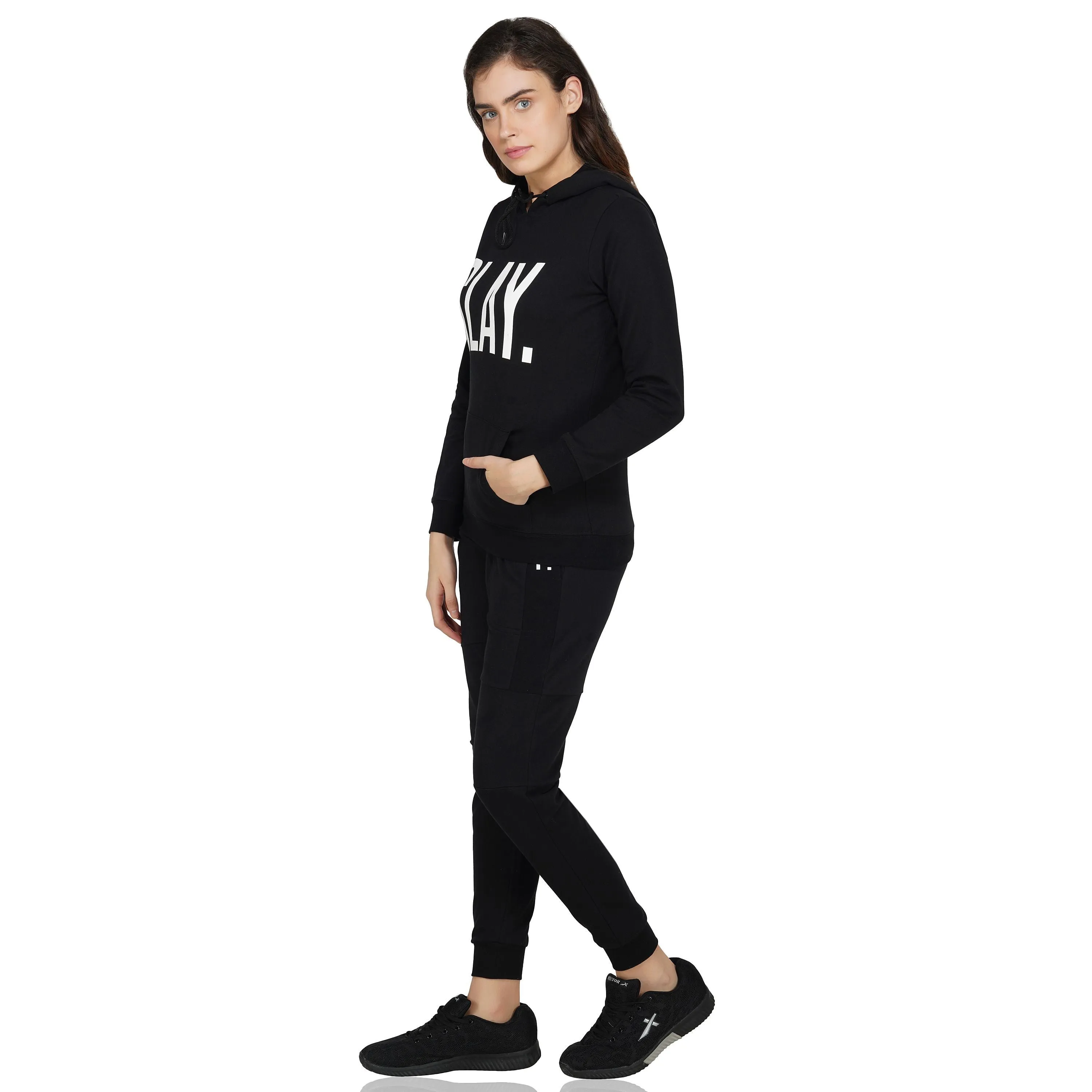 SLAY. Classic Women's Black Tracksuit