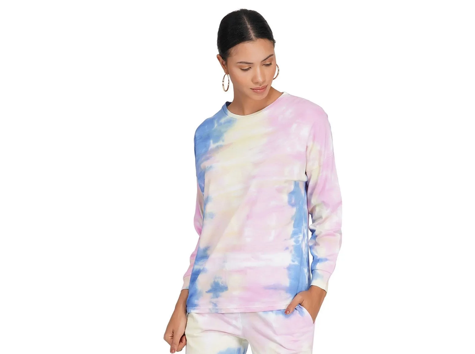 SLAY. Women's Oversized Tie Dye Sweatshirt