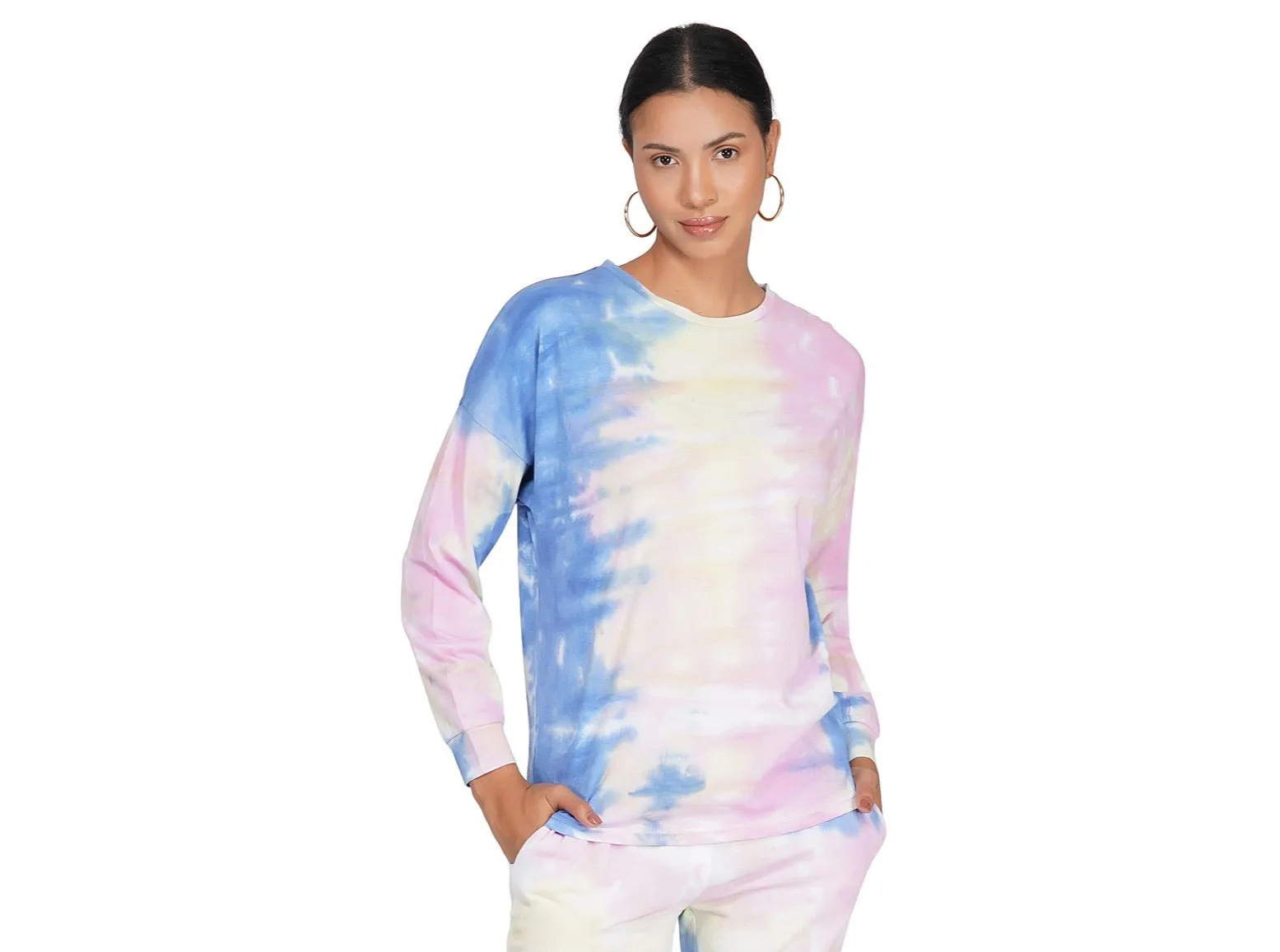 SLAY. Women's Oversized Tie Dye Sweatshirt