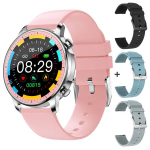 Smart Watch Men Full Touch Screen Blood Pressure IP67 Waterproof Fitness Tracker Smartwatch Women for iOS  Android