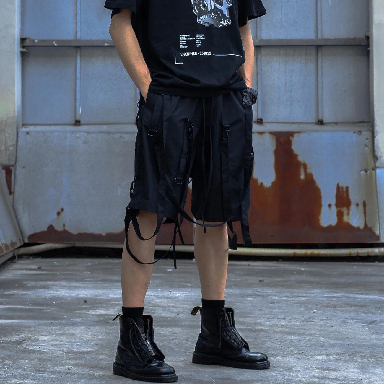 Techwear Cargo Shorts "Hatake"