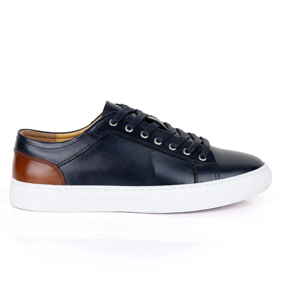 Terry Taylors Oxford Classic Blue and Brown Mix Sneaker Shoe