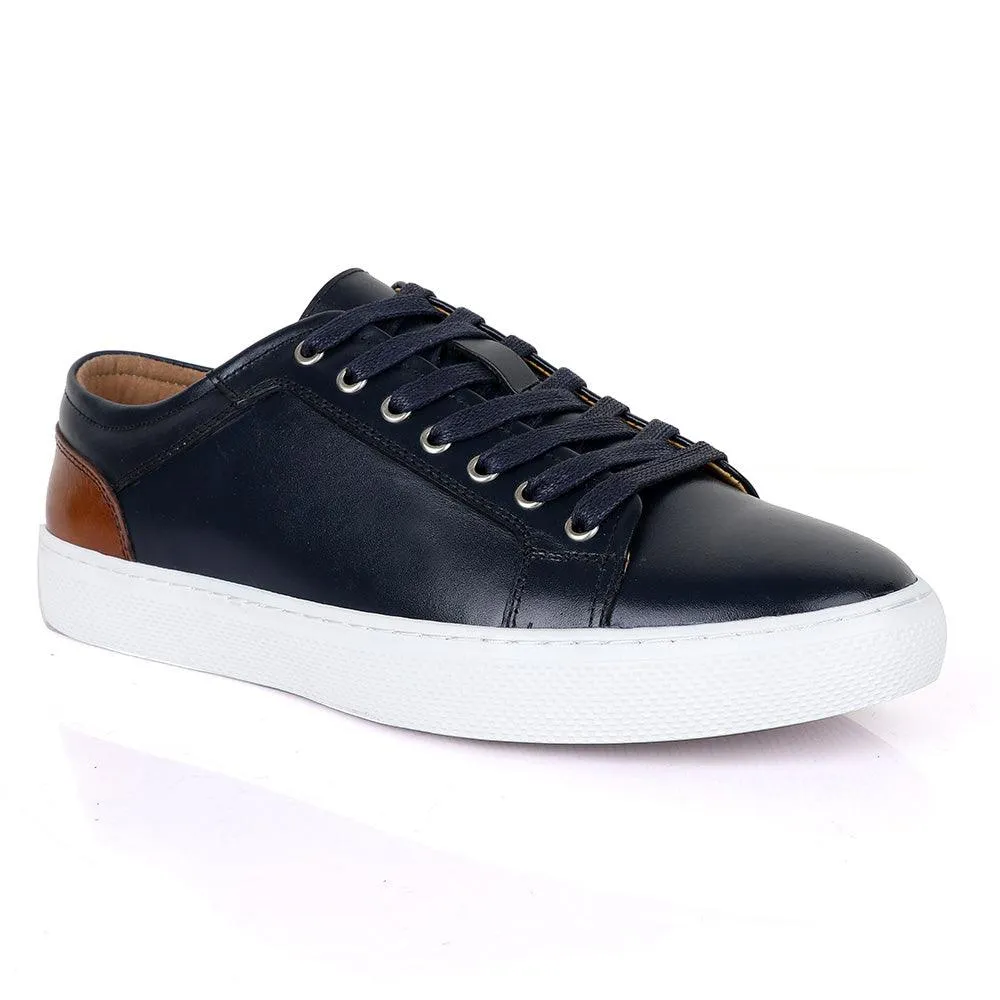 Terry Taylors Oxford Classic Blue and Brown Mix Sneaker Shoe