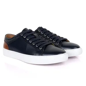 Terry Taylors Oxford Classic Blue and Brown Mix Sneaker Shoe