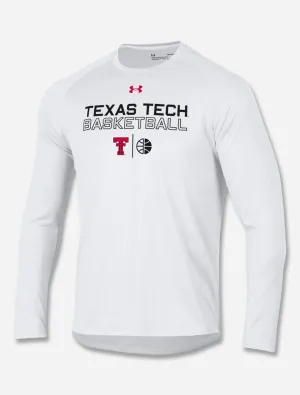 *Texas Tech Under Armour Basketball "Swing-Man" White Long Sleeve