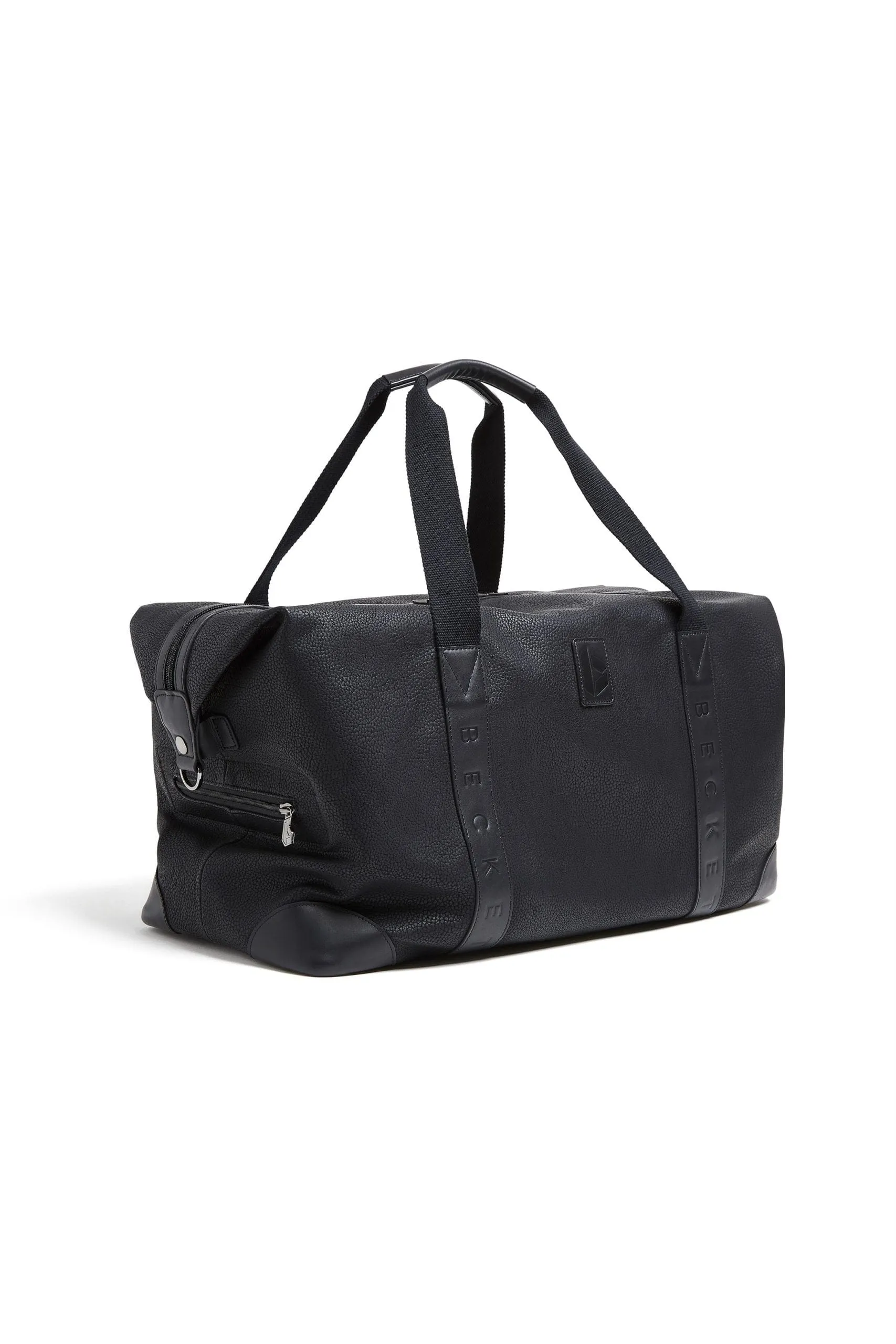 The Fraser Vegan Leather Holdall Bag | Black