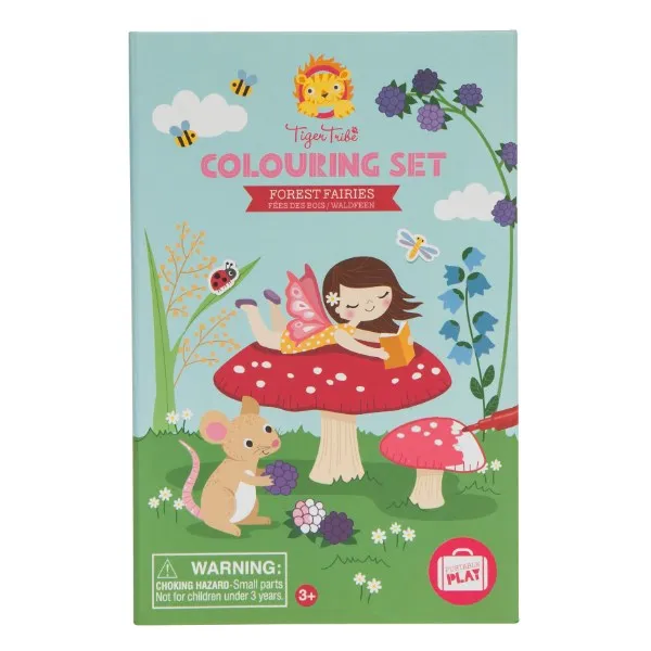 Tiger Tribe TT6-0215 Colouring Set - Forest Fairies