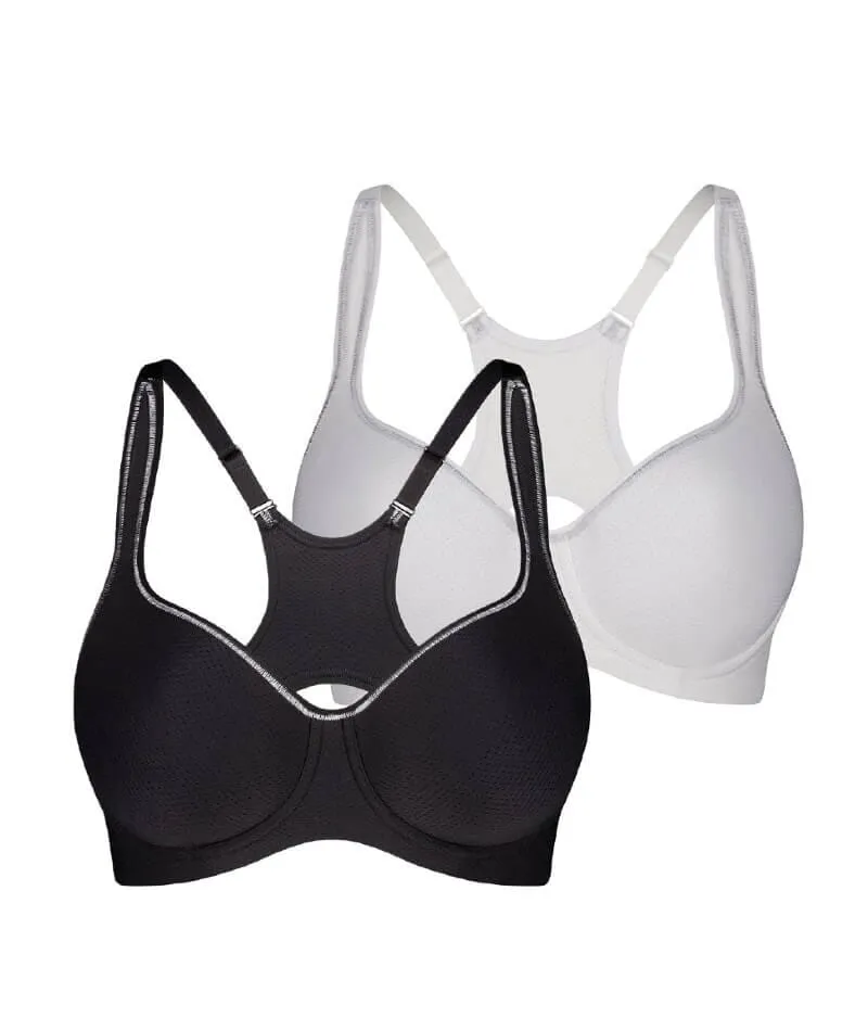 Triumph Triaction Racerback 2 Pack - Black/White