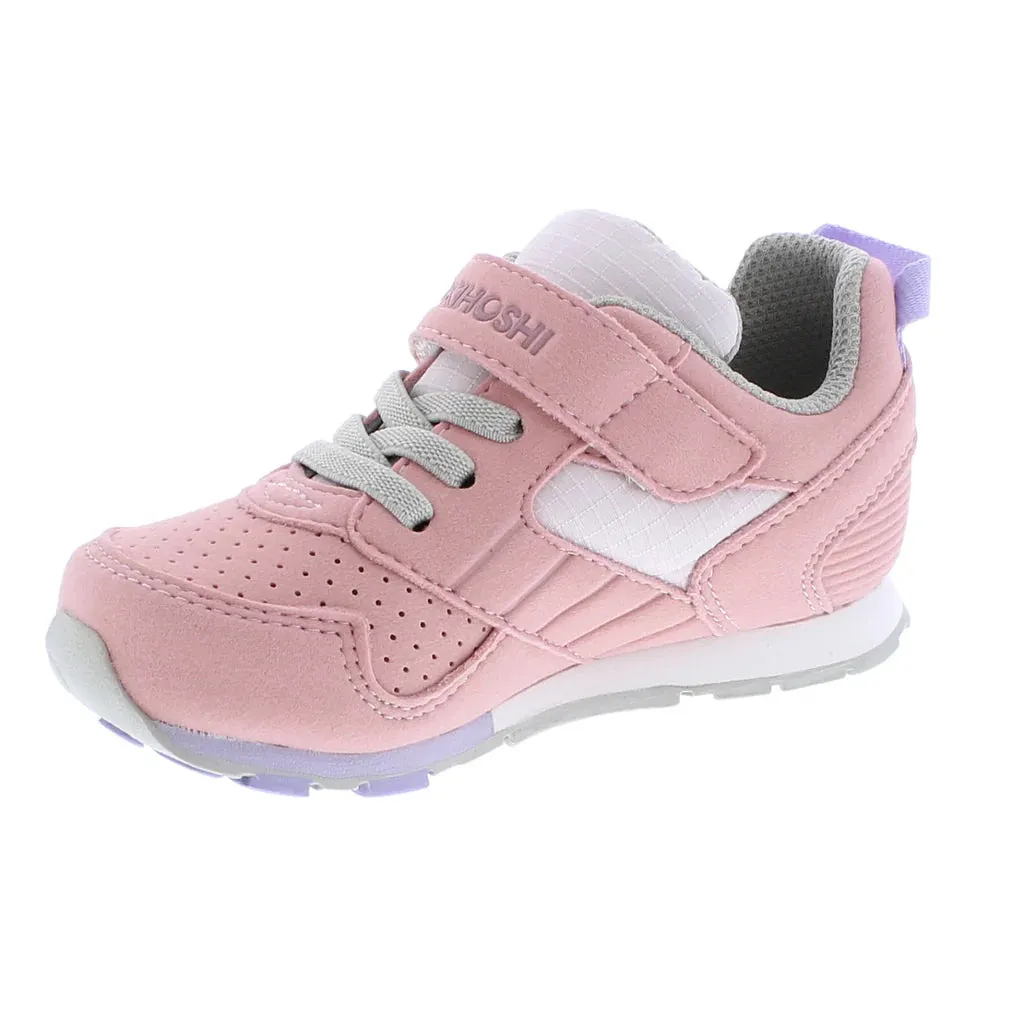 Tsukihoshi RACER Baby Shoes (Sizes 3.5 - 6.5) - Rose/Pink