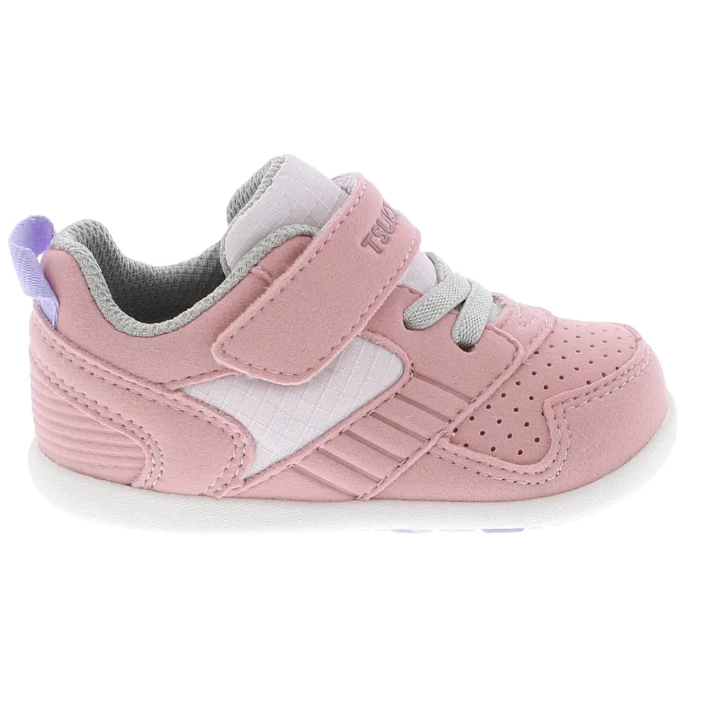 Tsukihoshi RACER Baby Shoes (Sizes 3.5 - 6.5) - Rose/Pink