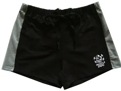 Two Color Contrast Bodybuilder Workout Shorts