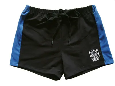 Two Color Contrast Bodybuilder Workout Shorts