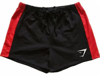 Two Color Contrast Bodybuilder Workout Shorts