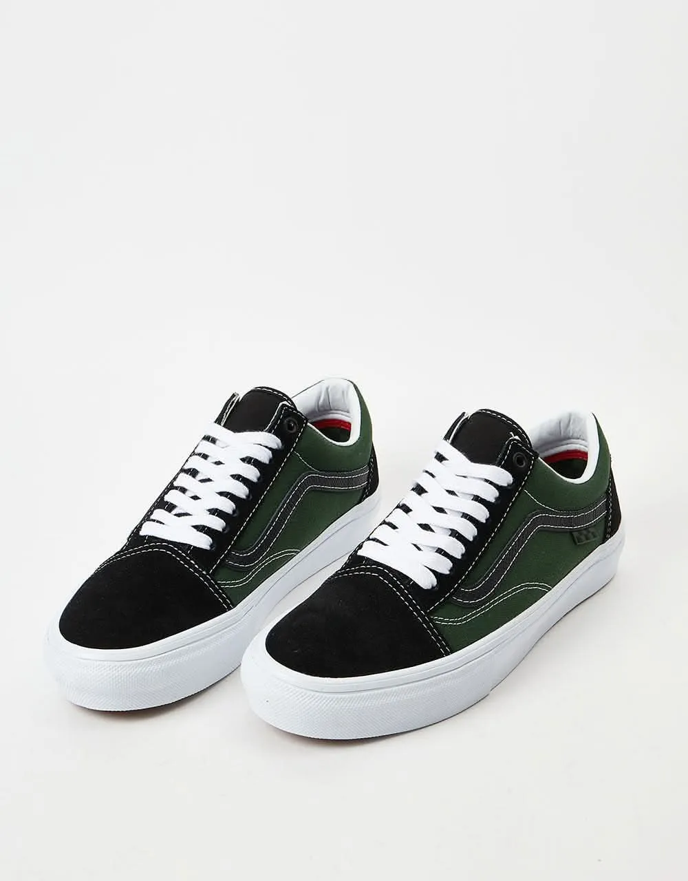 Vans Skate Old Skool Skate Shoes -  Safari Black/Greenery