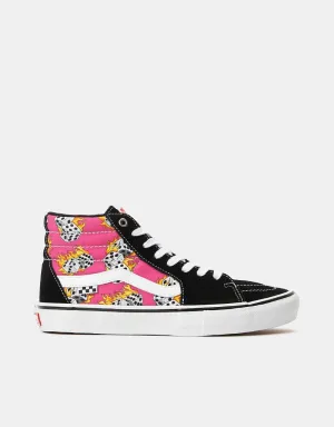 Vans Skate Sk8-Hi Shoes - Fuchsia Fedora