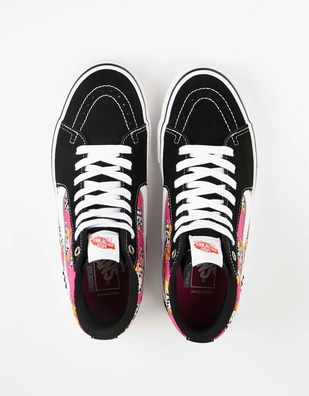 Vans Skate Sk8-Hi Shoes - Fuchsia Fedora