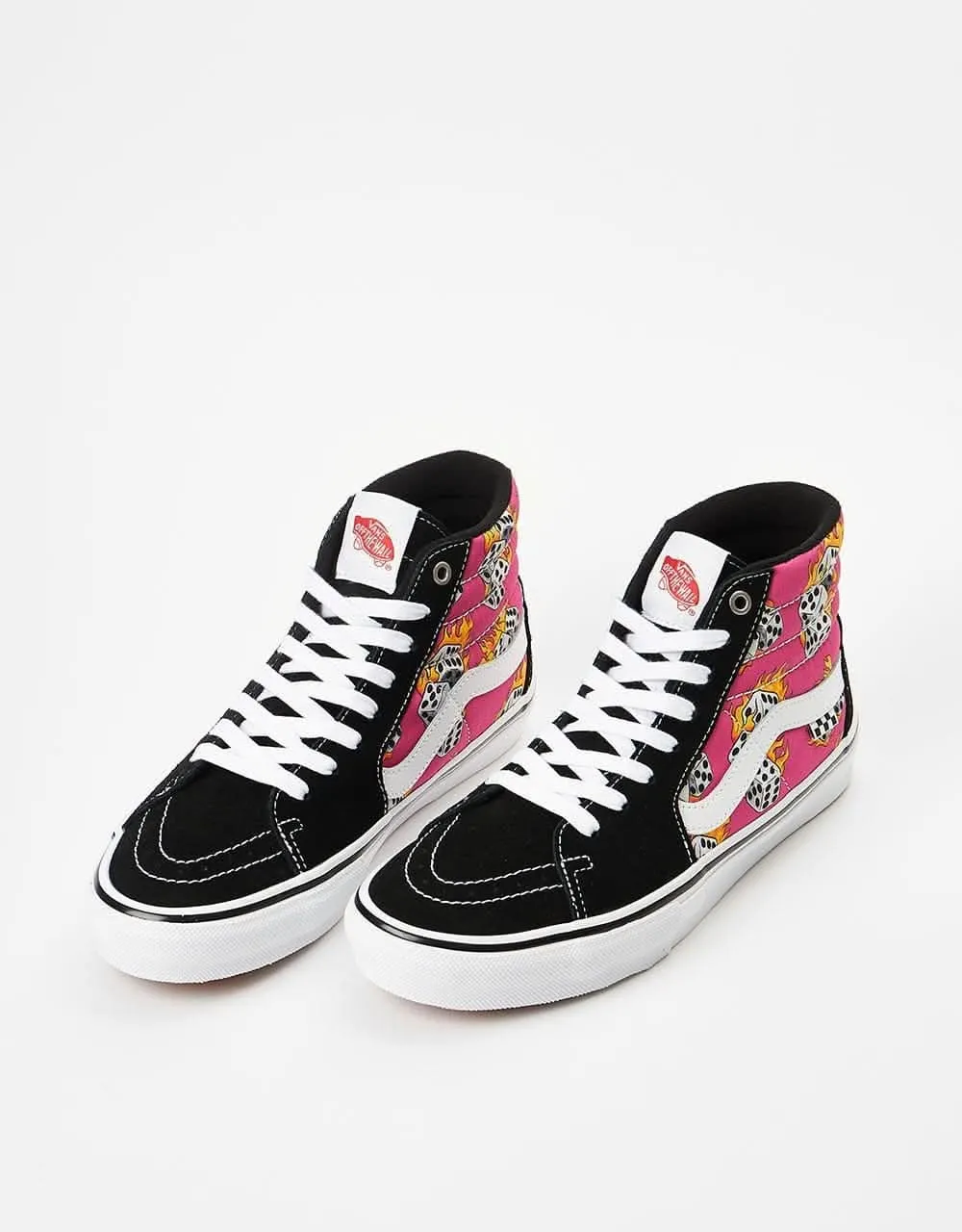 Vans Skate Sk8-Hi Shoes - Fuchsia Fedora