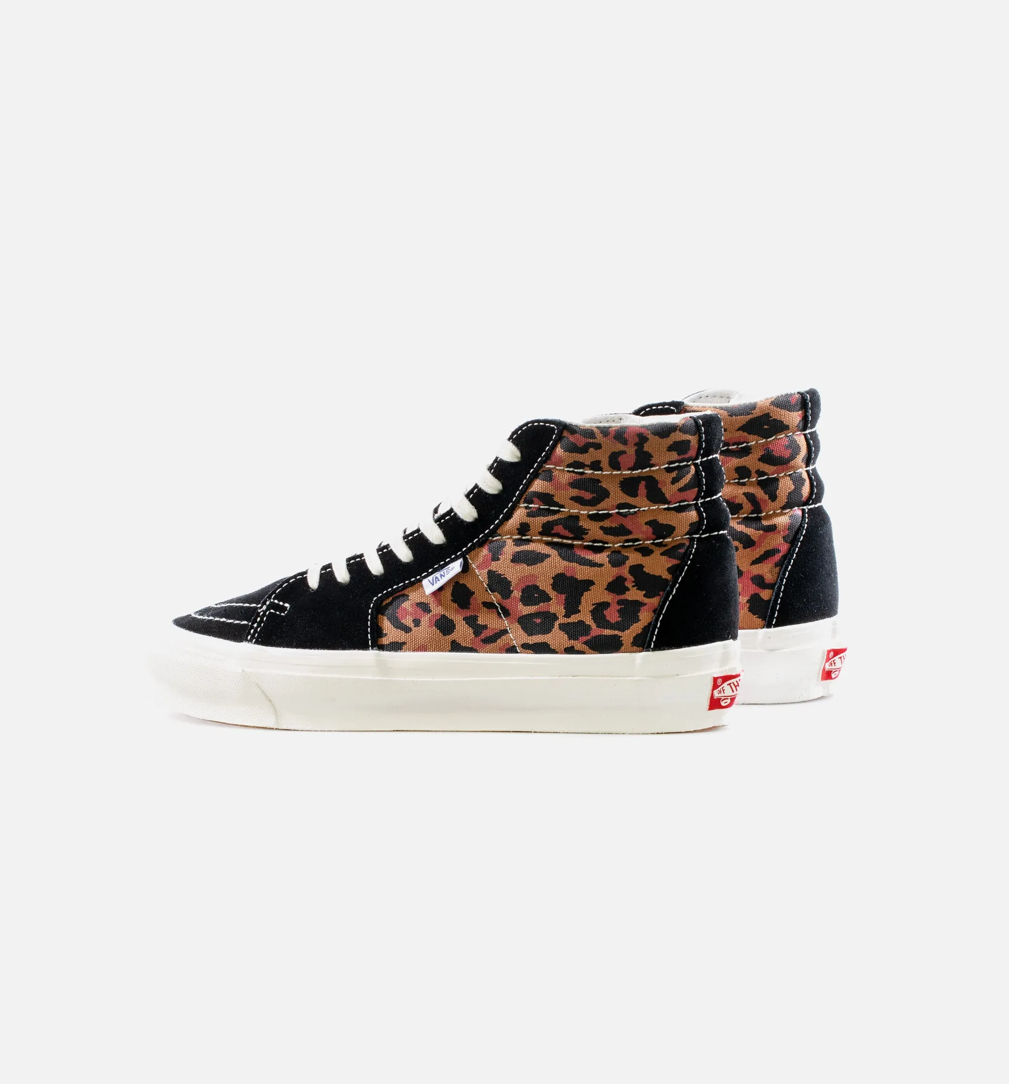 Vault OG Style 38 LX Leopard Mens Skateboarding Shoe - Leopard/Black/White