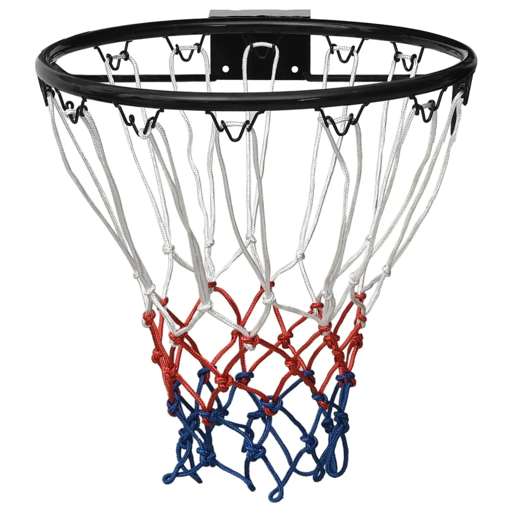 vidaXL Basketball Ring Black 39 cm Steel