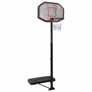 vidaXL Basketball Stand Black 258-363 cm Polyethene