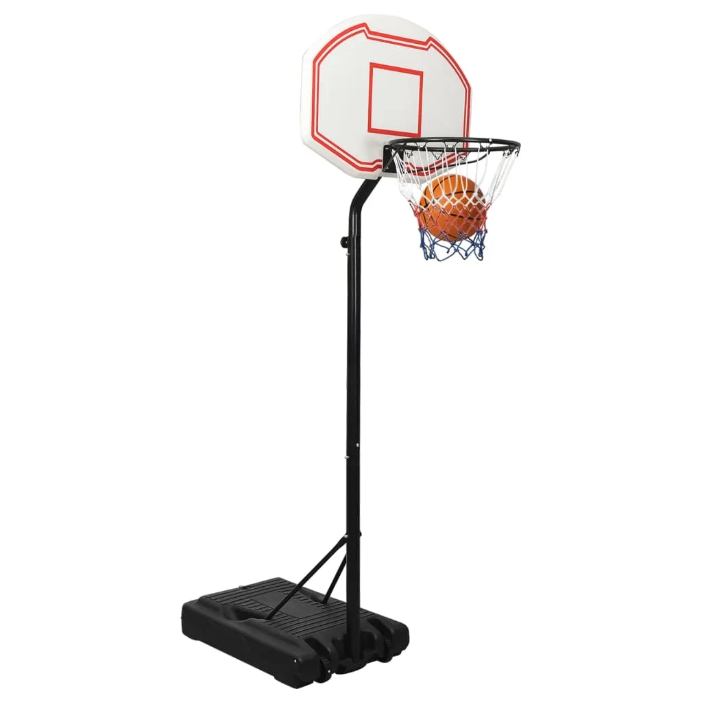 vidaXL Basketball Stand White 237-307 cm Polyethene