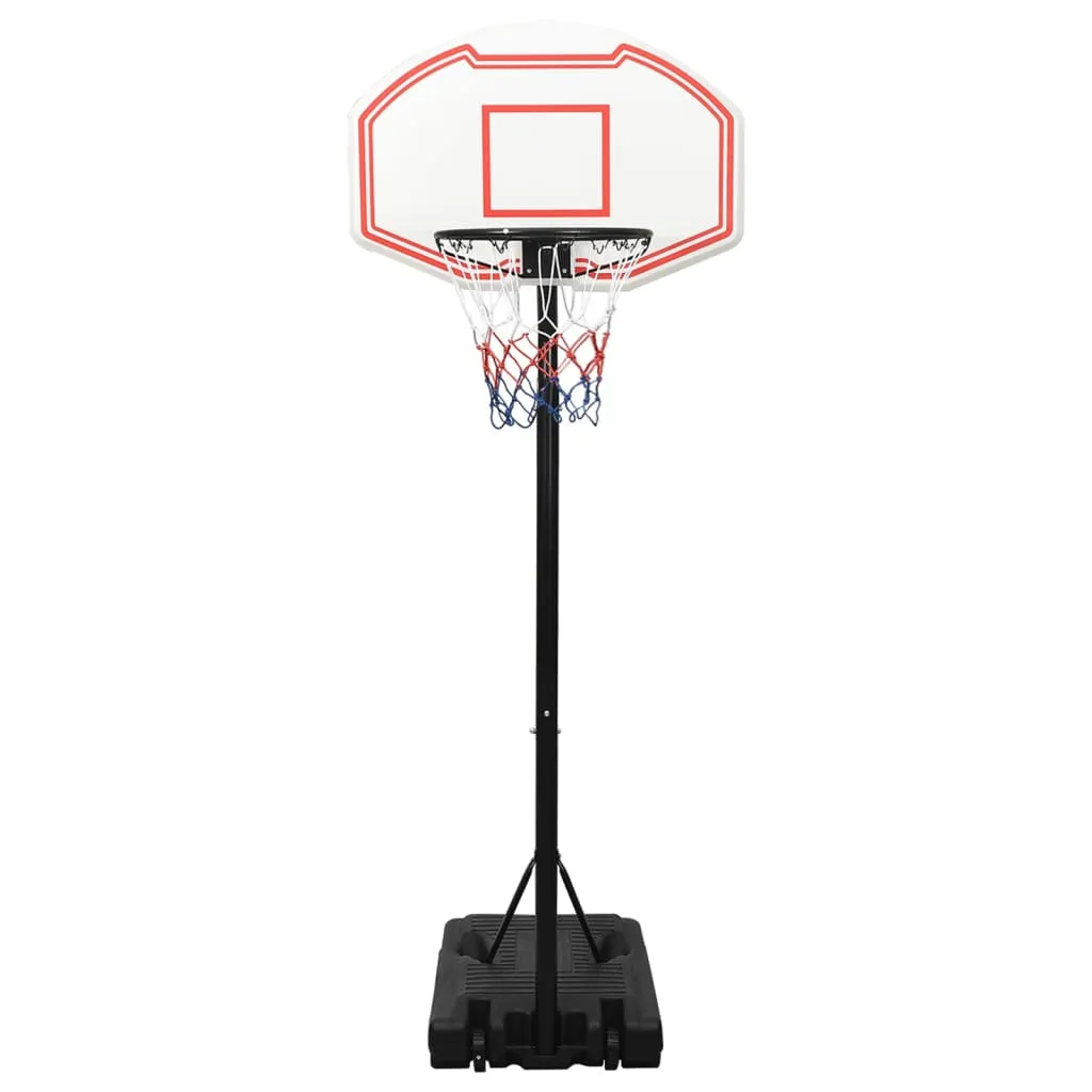 vidaXL Basketball Stand White 237-307 cm Polyethene