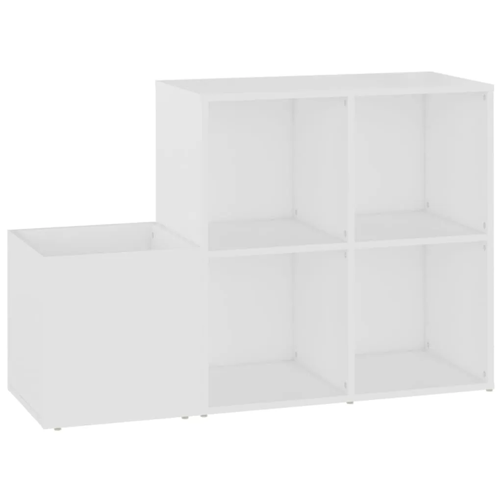 vidaXL Hall Shoe Cabinet White 105x35.5x70 cm Engineered Wood